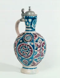 Westerwald kruik, ca. 1640-60